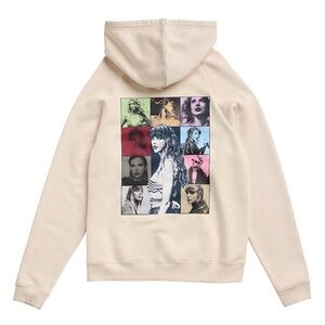 New Taylor Swift The Eras Tour Cream Hoodie